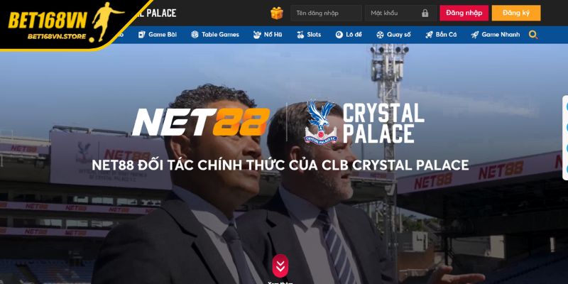 NET88 Tài Trợ Crystal Palace - Sứ Mệnh Đưa Đội Bóng Đến Đỉnh Cao Giải Đấu 1 NET88 Tài Trợ Crystal Palace - Sứ Mệnh Đưa Đội Bóng Đến Đỉnh Cao Giải Đấu